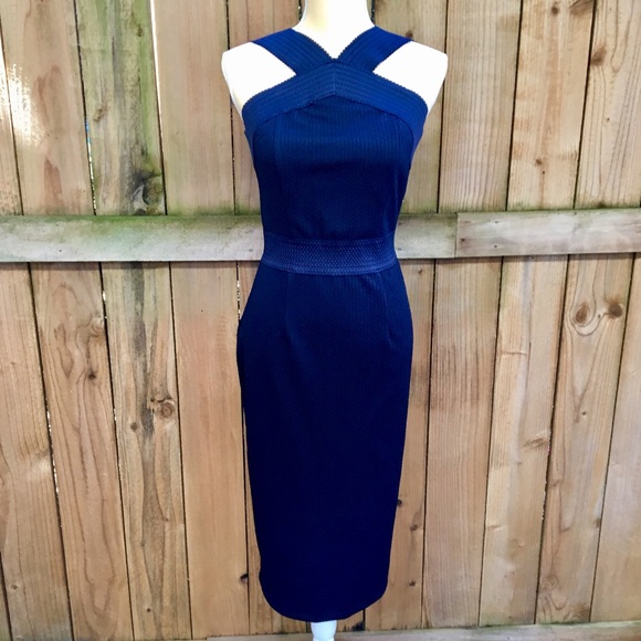New York & Company Dresses & Skirts - New York & Co Navy Blue Knit Bodycon Dress